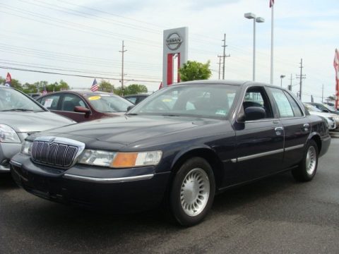 Deep Wedgewood Blue Metallic Mercury Grand Marquis LS.  Click to enlarge.