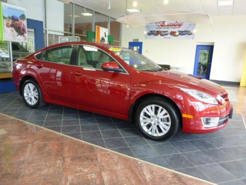 Sangria Red Mica Mazda MAZDA6 i Touring Sedan. Click to enlarge. Sangria Red Mica Mazda MAZDA6 i Touring Sedan. Click to enlarge.