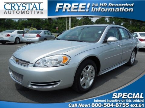 Silver Ice Metallic Chevrolet Impala LT.  Click to enlarge.