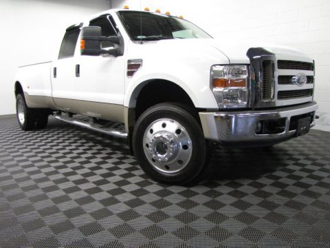 Oxford White Ford F450 Super Duty Lariat Crew Cab 4x4 Dually. Click to enlarge. Oxford White Ford F450 Super Duty Lariat Crew Cab 4x4 Dually. Click to enlarge.