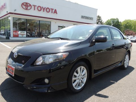 Black Sand Pearl Toyota Corolla S.  Click to enlarge.