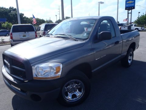 Mineral Gray Metallic Dodge Ram 1500 ST Regular Cab.  Click to enlarge.