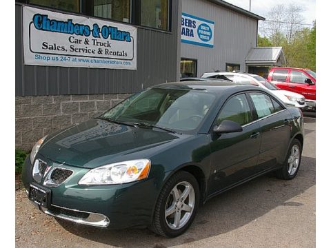 Emerald Green Metallic Pontiac G6 V6 Sedan.  Click to enlarge.