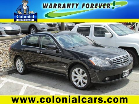 Black Obsidian Infiniti M 35x Sedan.  Click to enlarge.