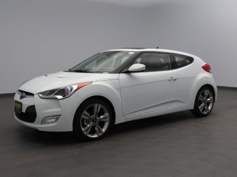 Century White Hyundai Veloster .  Click to enlarge.