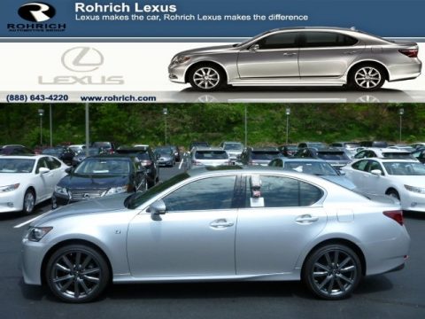 Liquid Platinum Lexus GS 350 AWD F Sport.  Click to enlarge.