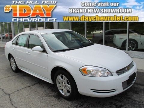 Summit White Chevrolet Impala LT.  Click to enlarge.