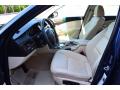  2008 BMW 5 Series Cream Beige Dakota Leather Interior #10