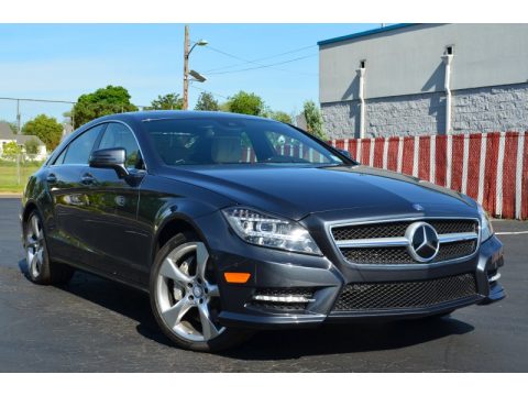 Steel Grey Metallic Mercedes-Benz CLS 550 Coupe.  Click to enlarge.