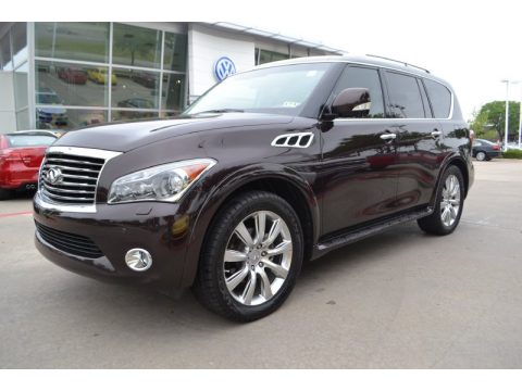Dark Currant Infiniti QX 56 4WD.  Click to enlarge.