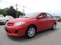 Front 3/4 View of 2013 Toyota Corolla L #3