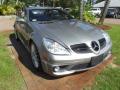 Front 3/4 View of 2007 Mercedes-Benz SLK 55 AMG Roadster #15