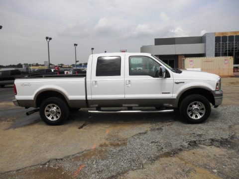 Oxford White Ford F250 Super Duty King Ranch Crew Cab 4x4.  Click to enlarge.