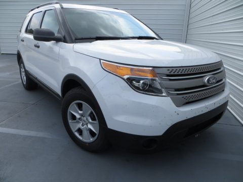 Oxford White Ford Explorer FWD.  Click to enlarge.
