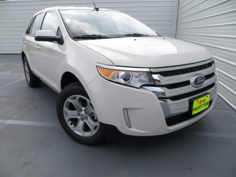 White Suede Ford Edge SEL. Click to enlarge. White Suede Ford Edge SEL. Click to enlarge.
