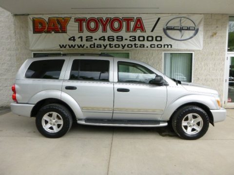 Brilliant Silver Metallic Dodge Durango Limited 4x4.  Click to enlarge.