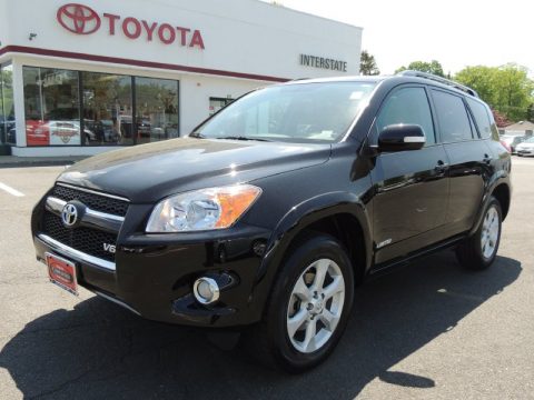 Black Toyota RAV4 V6 Limited 4WD.  Click to enlarge.