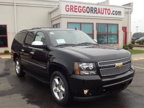 Black Chevrolet Suburban LTZ 4x4.  Click to enlarge.