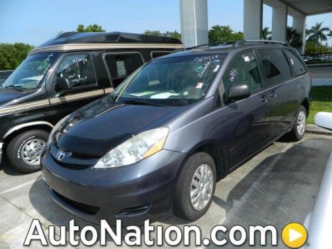 Slate Metallic Toyota Sienna LE.  Click to enlarge.