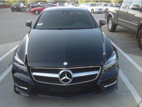 Black Mercedes-Benz CLS 550 Coupe.  Click to enlarge.