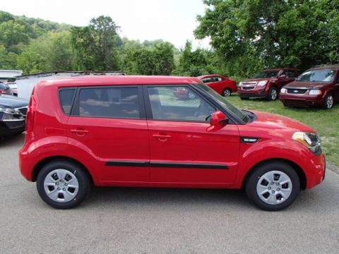 Molten Red Kia Soul 1.6.  Click to enlarge.