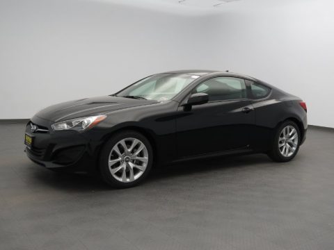 Black Noir Pearl Hyundai Genesis Coupe 2.0T.  Click to enlarge.