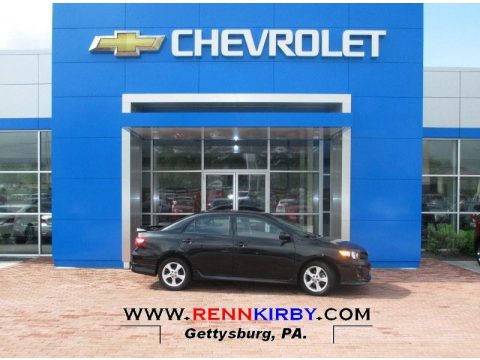 Black Sand Pearl Toyota Corolla S.  Click to enlarge.