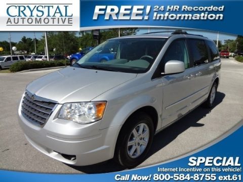 Bright Silver Metallic Chrysler Town & Country Touring.  Click to enlarge.