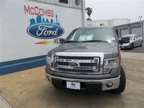 Sterling Gray Metallic Ford F150 XLT SuperCrew.  Click to enlarge.