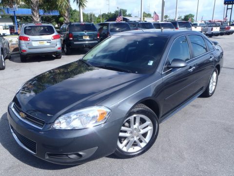 Cyber Gray Metallic Chevrolet Impala LTZ.  Click to enlarge.