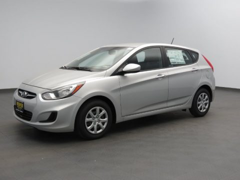 Ironman Silver Hyundai Accent GS 5 Door.  Click to enlarge.