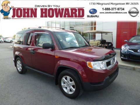 Tango Red Pearl Honda Element EX AWD.  Click to enlarge.