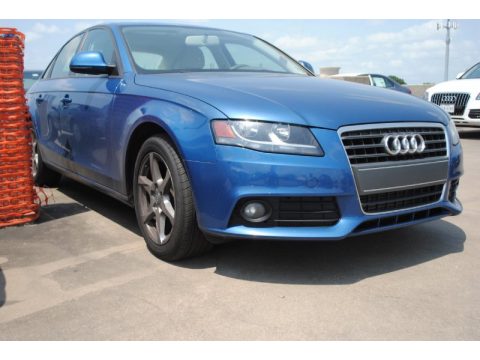 Aruba Blue Pearl Effect Audi A4 2.0T Sedan.  Click to enlarge.