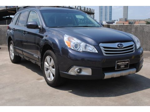Graphite Gray Metallic Subaru Outback 2.5i Limited Wagon.  Click to enlarge.
