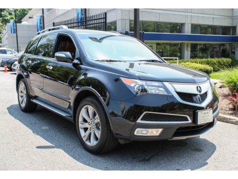 Crystal Black Pearl Acura MDX SH-AWD Advance.  Click to enlarge.