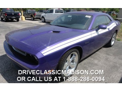 Plum Crazy Pearl Dodge Challenger R/T Classic.  Click to enlarge.
