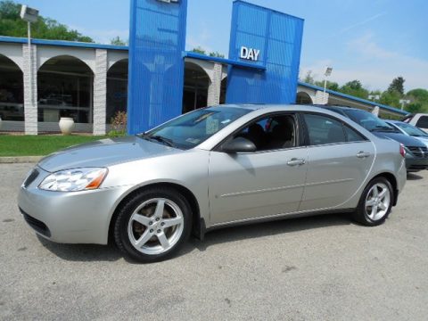 Liquid Silver Metallic Pontiac G6 GT Sedan.  Click to enlarge.