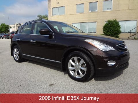 Dark Currant Red Infiniti EX 35 Journey AWD.  Click to enlarge.