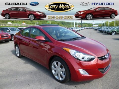 Red Allure Hyundai Elantra Limited.  Click to enlarge.