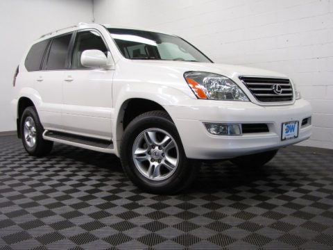 Blizzard White Pearl Lexus GX 470.  Click to enlarge.