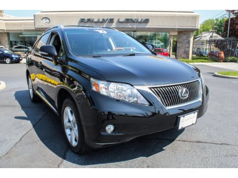 Obsidian Black Lexus RX 350 AWD.  Click to enlarge.