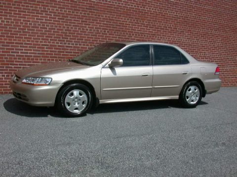 Naples Gold Metallic Honda Accord EX V6 Sedan.  Click to enlarge.