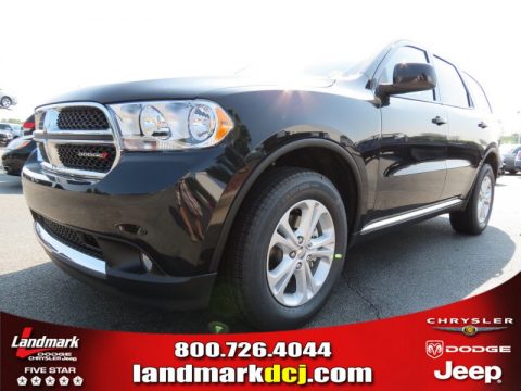Brilliant Black Crystal Pearl Dodge Durango SXT.  Click to enlarge.
