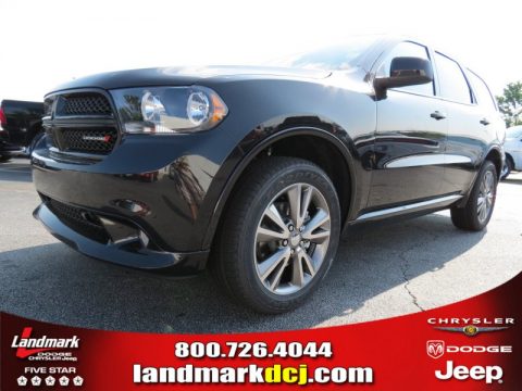 Brilliant Black Crystal Pearl Dodge Durango SXT.  Click to enlarge.