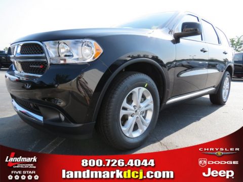Brilliant Black Crystal Pearl Dodge Durango SXT.  Click to enlarge.