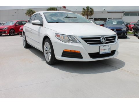 Candy White Volkswagen CC Sport.  Click to enlarge.