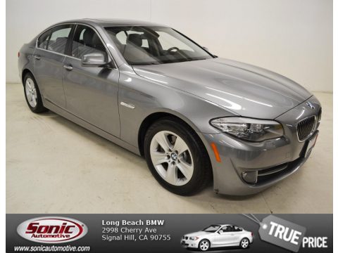 Space Gray Metallic BMW 5 Series 528i Sedan.  Click to enlarge.