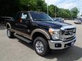 Front 3/4 View of 2013 Ford F350 Super Duty Lariat SuperCab 4x4 #2