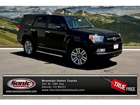 Black Toyota 4Runner Limited 4x4.  Click to enlarge.