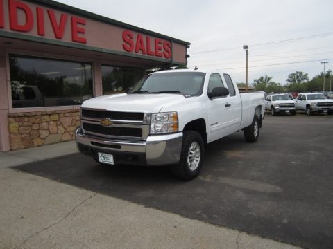 Summit White Chevrolet Silverado 2500HD LT Extended Cab 4x4. Click to enlarge. Summit White Chevrolet Silverado 2500HD LT Extended Cab 4x4. Click to enlarge.